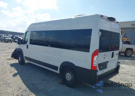 2024 Ram Promaster 2500 Tradesman High Roof 159 Wb W/Pass Seat from USA, damaged, VIN 3C6LRVDG0RE113904